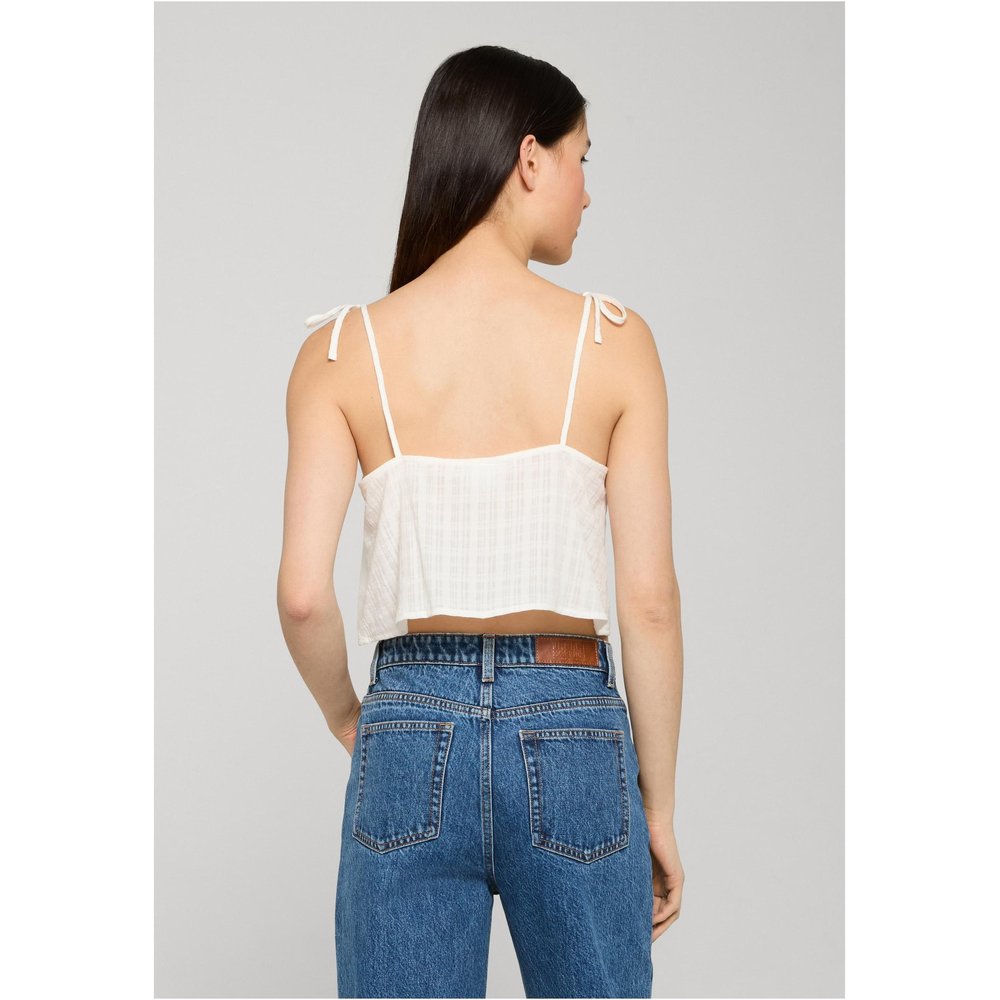 Urban Classics - Light Cotton Crop top - Weiß